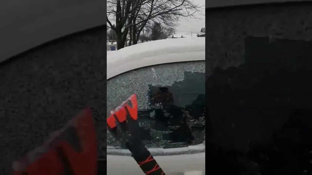 Ice Scraping time-lapse (Oddly Satisfying)