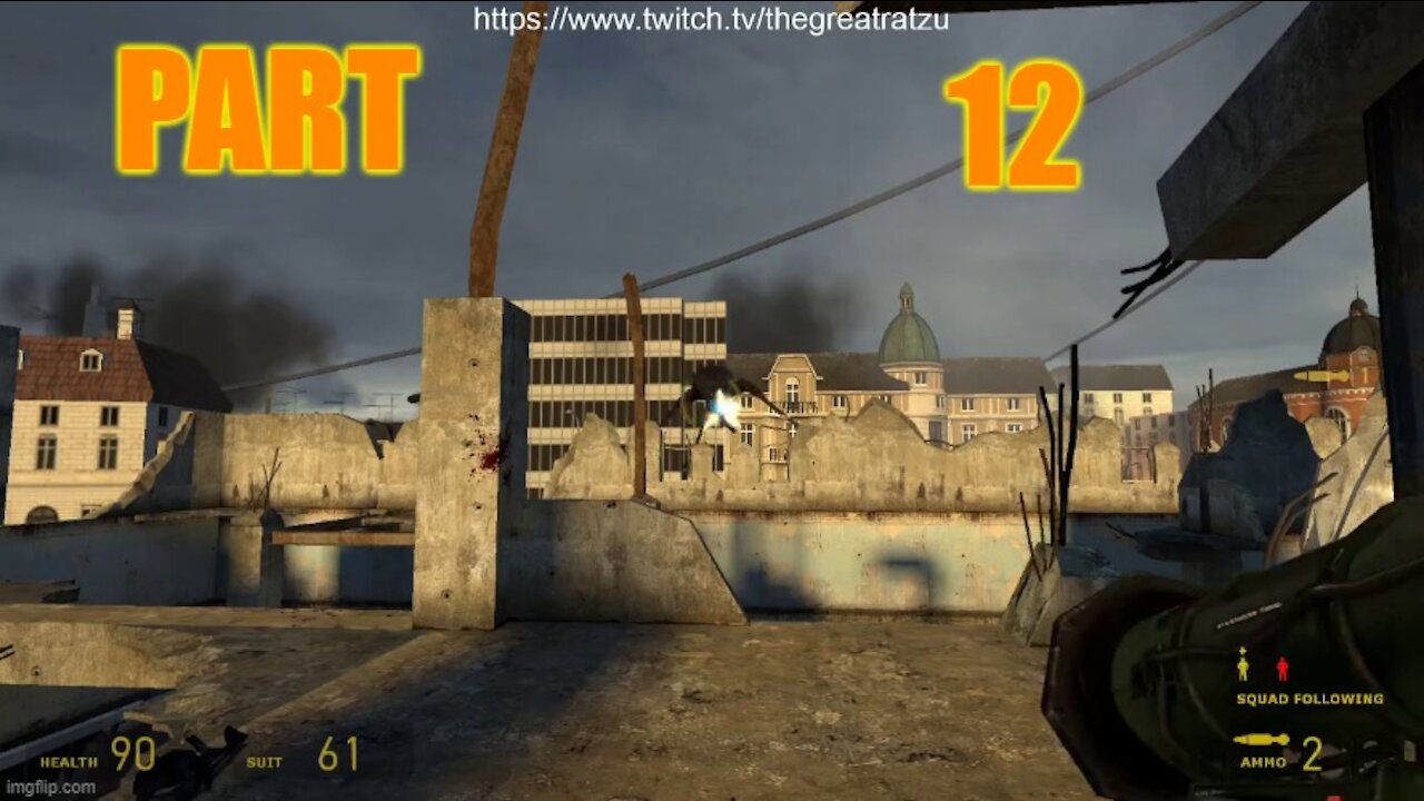 Chatzu Plays Half-Life 2 Part 12 - The Strider Standoff