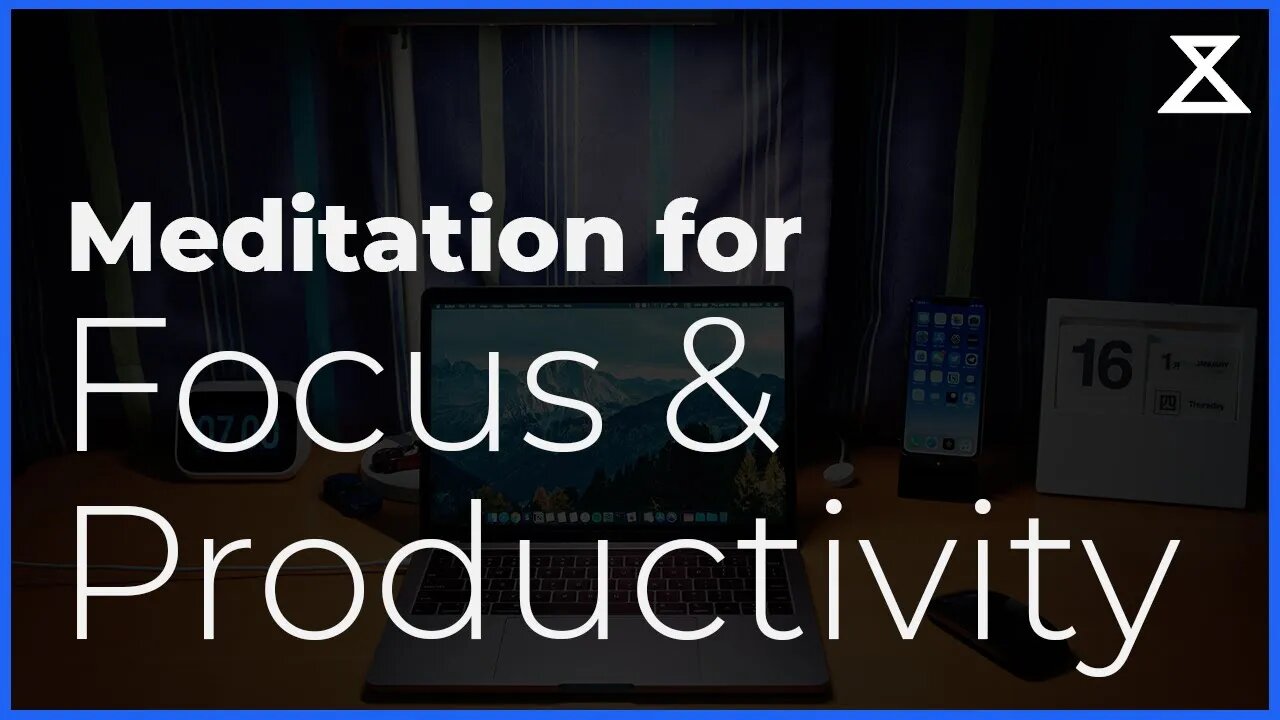 Meditation for Focus and Productivity (15 Mins, Voice Only, No Music)