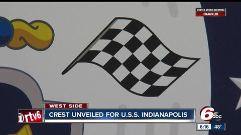 Crest unveiled for USS Indianapolis