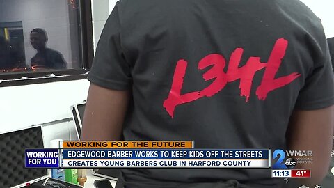 Edgewood barber works to keep kids off the streets