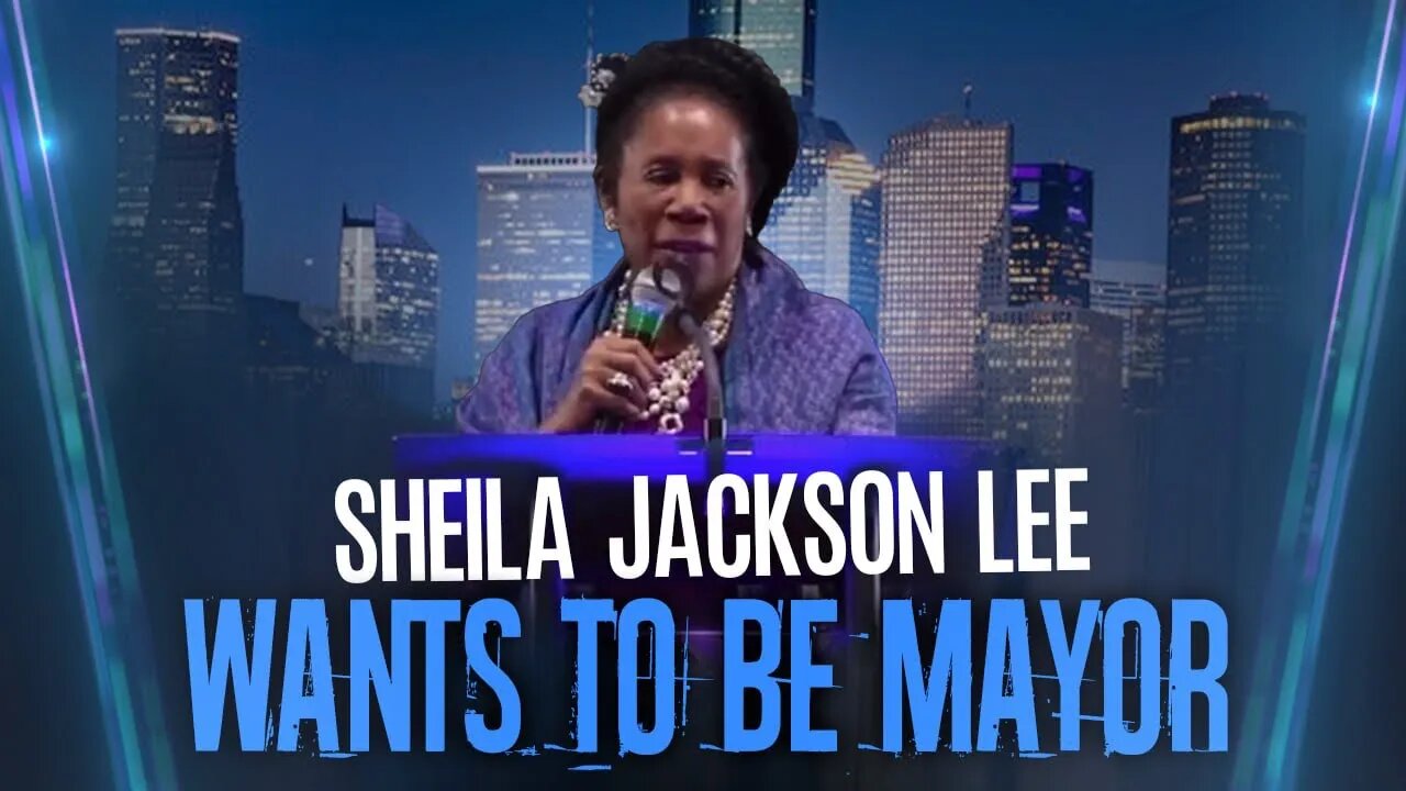 Sheila Jackson Lee Goes To Blk Church To Announce Run For Next Mayor Of Houston