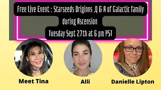 Free Live event, Star seeds origin , Ascension , solar flash , Q & A