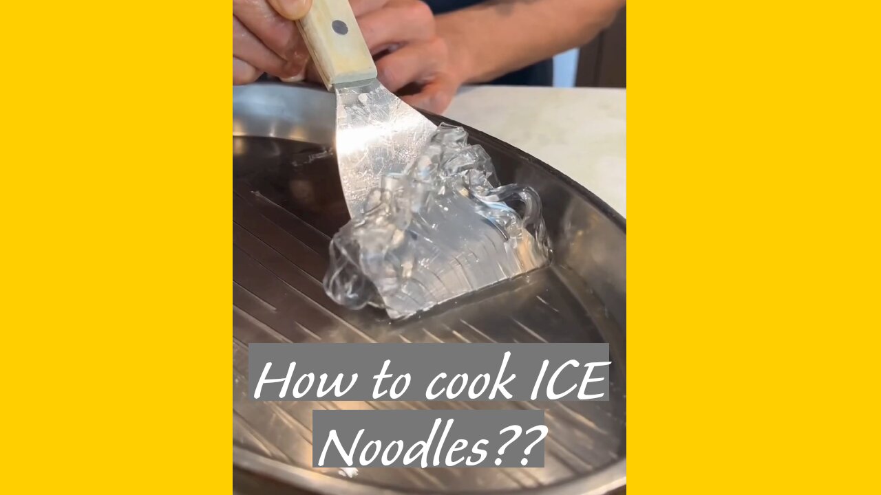 How to cook ICE Noodles? #shorts #youtubeshorts