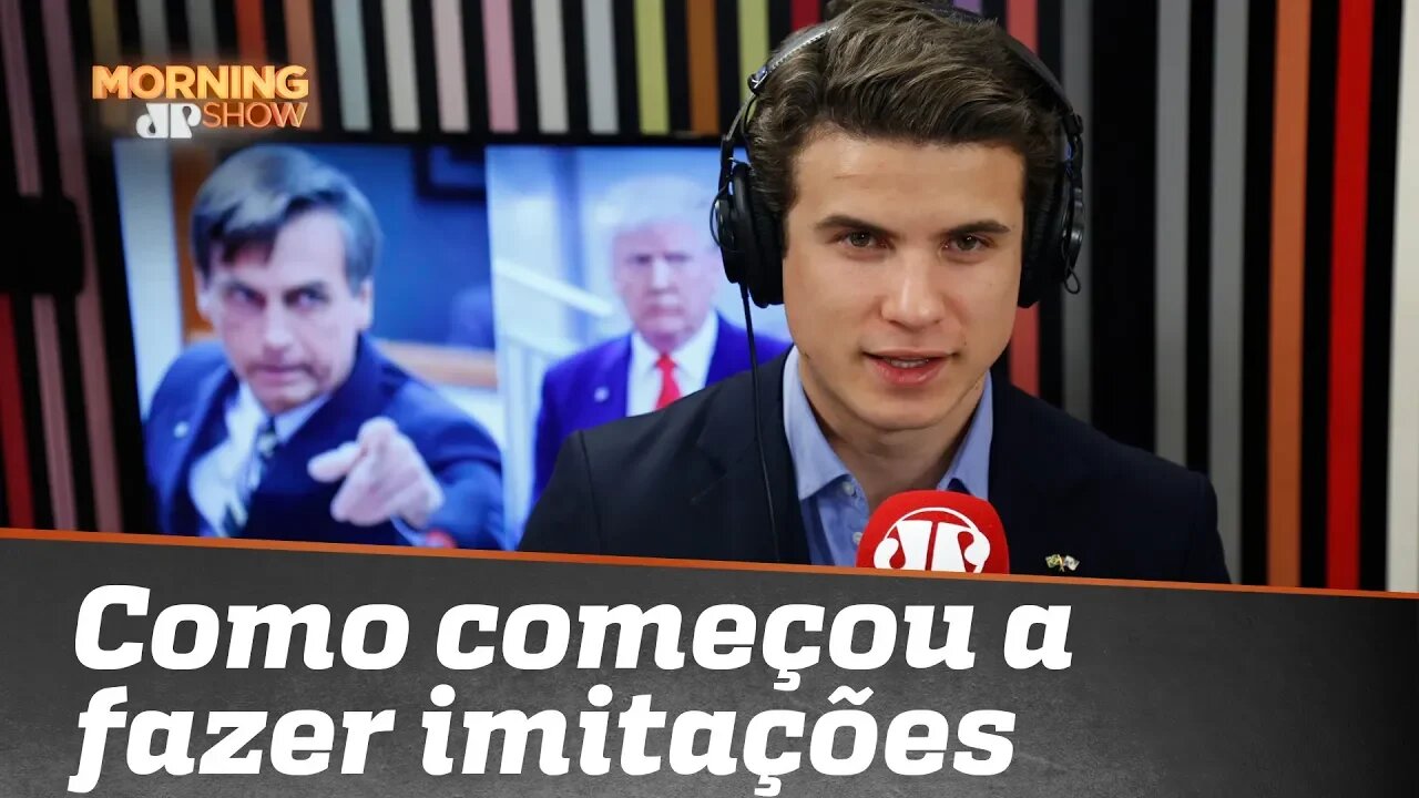 André Marinho fala sobre como começou a fazer imitações