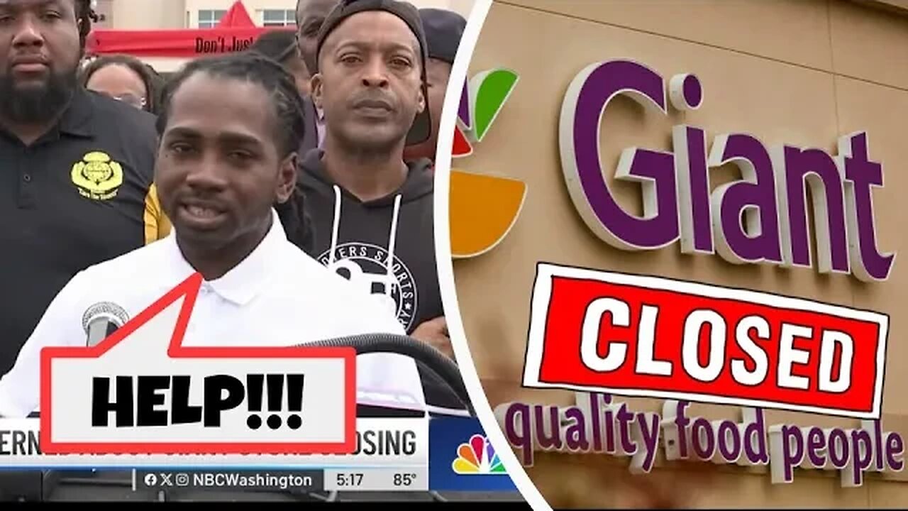 Democrats Beg For Help As Crime Forces Supermarkets to Close in DC.