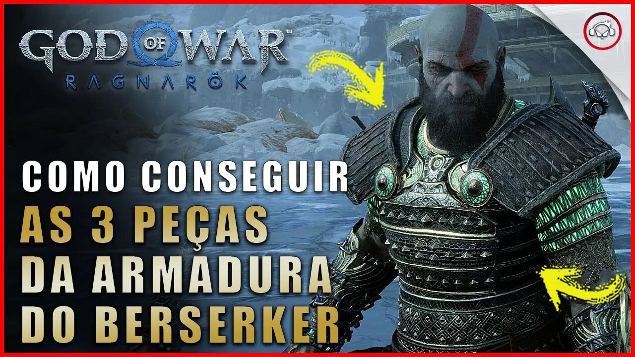 God of war Ragnarok, Como conseguir a poderosa armadura do Berserker | Super dica