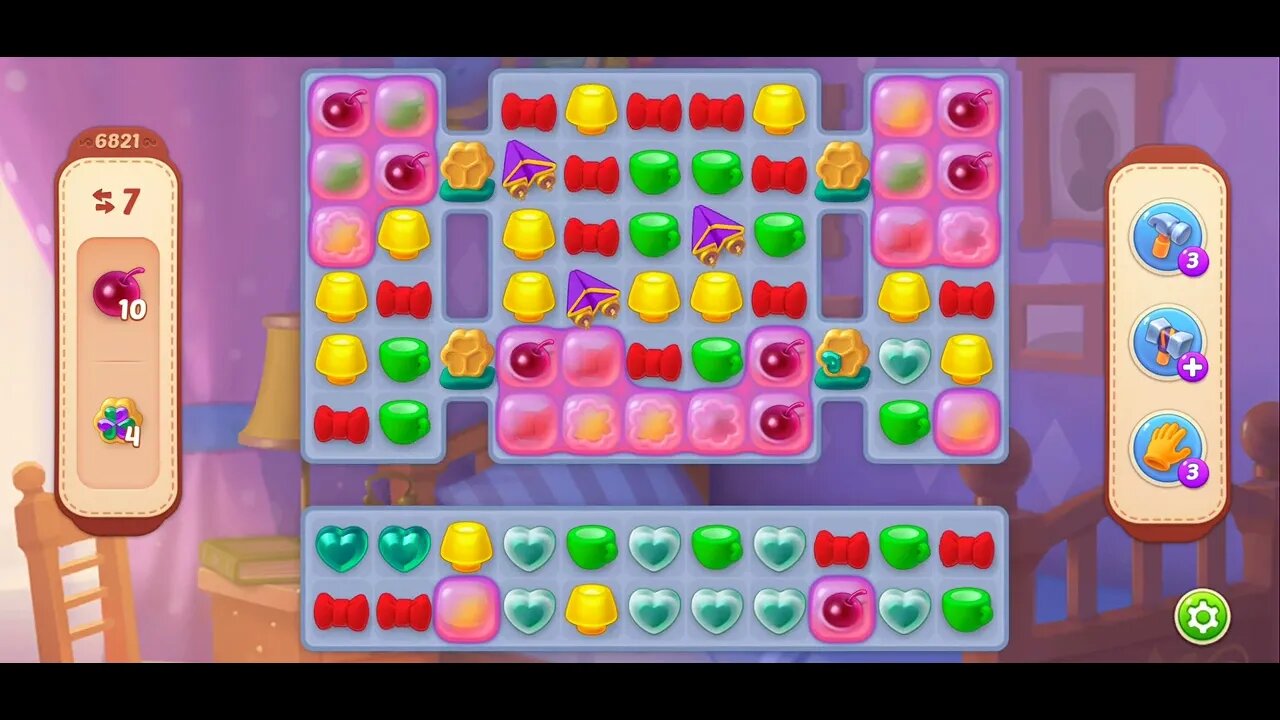 Playrix Homescapes Gameplay Walkthrough Level 6821