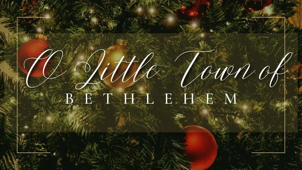 O Little Town of Bethlehem instrumental