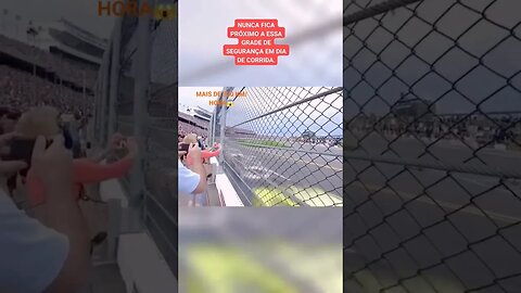 por que não é recomendado ficar nas grades de segurança da Nascar? 😱 #foryou #viral #shorts