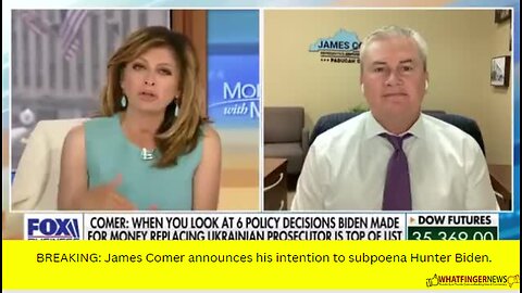 BREAKING: James Comer announces his intention to subpoena Hunter Biden.