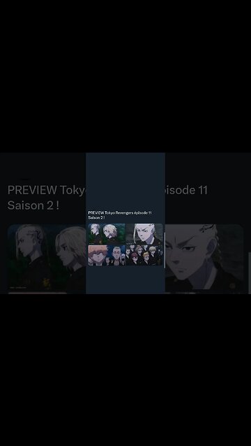 PREVIEW Tokyo Revengers épisode 11 Saison 2 !