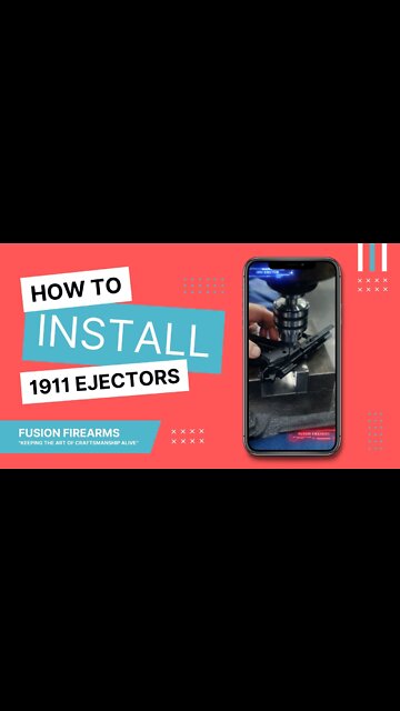 How To Install The Ejector On A Colt 1911 Pistol!