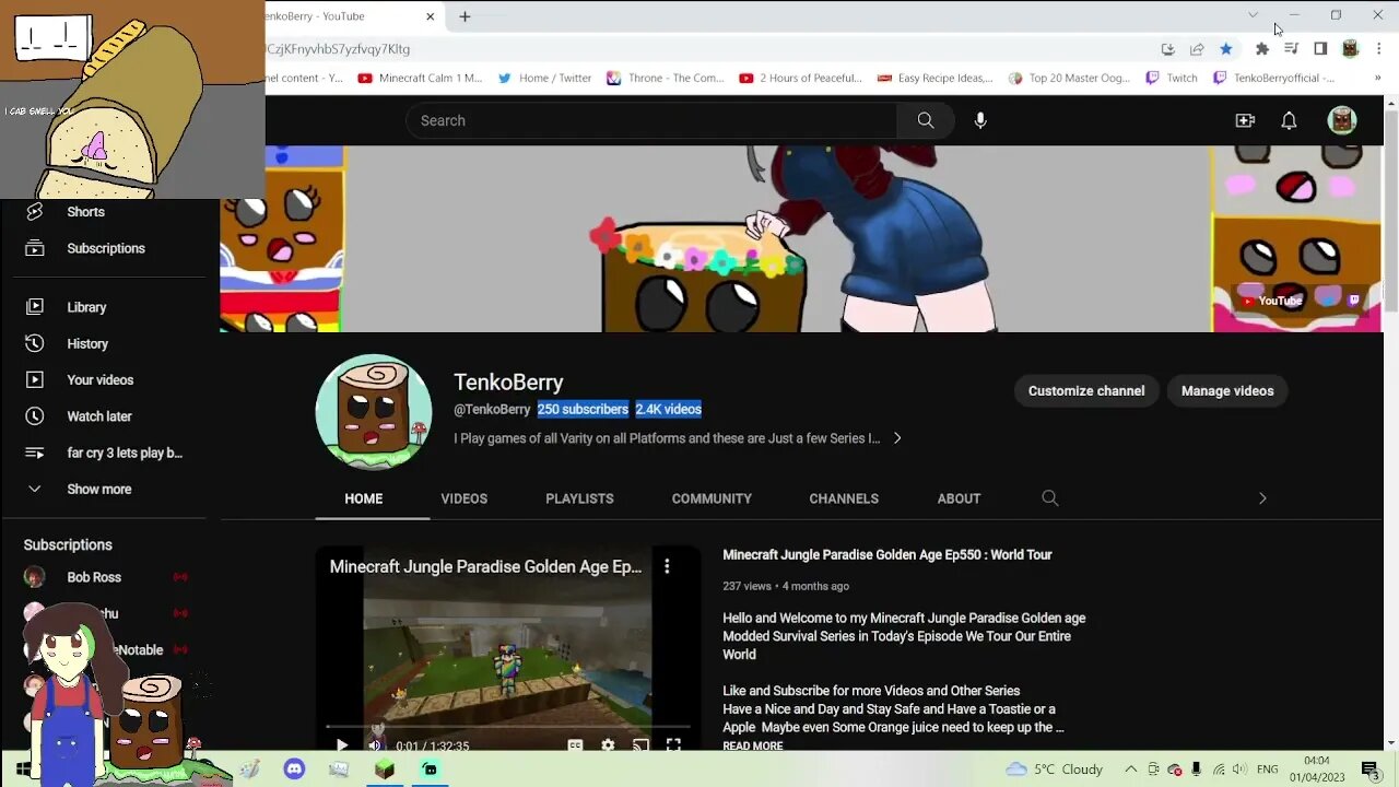 First Attempt at 250 Sub Special Announcement