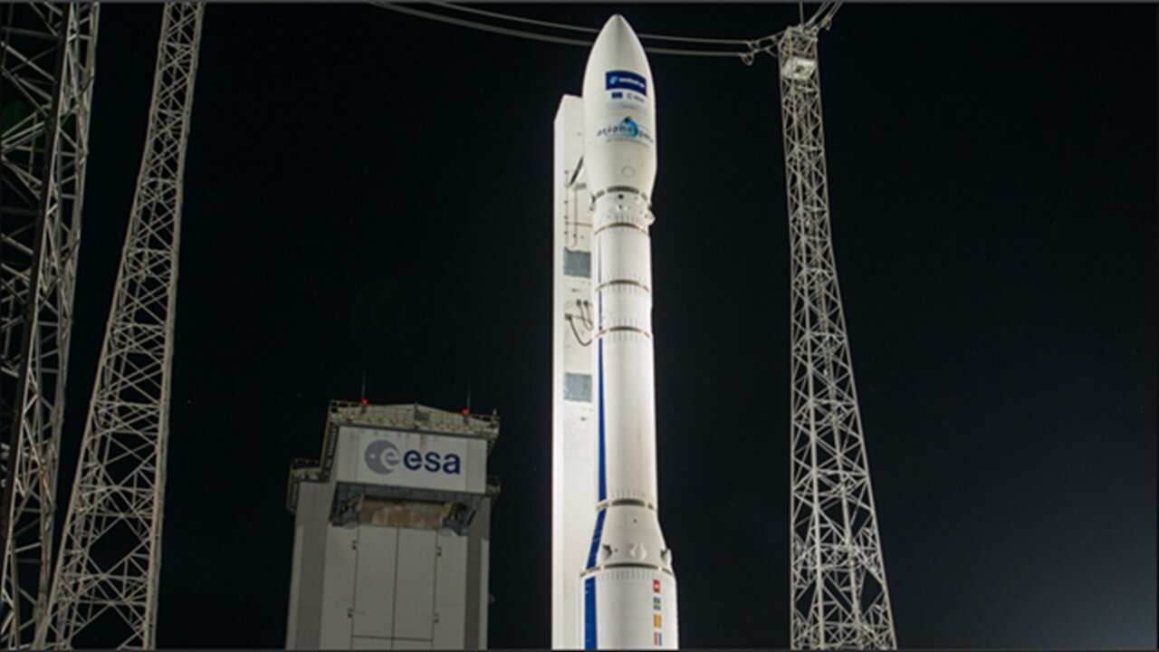 Arianespace VV25 Sentinel 1C Vega C Rocket Launch