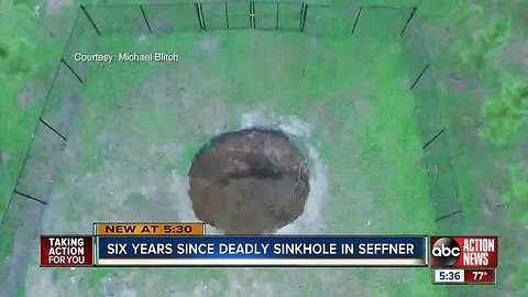 Six years later, neighbors remember Seffner sinkhole that took the life of Jeffrey Bush