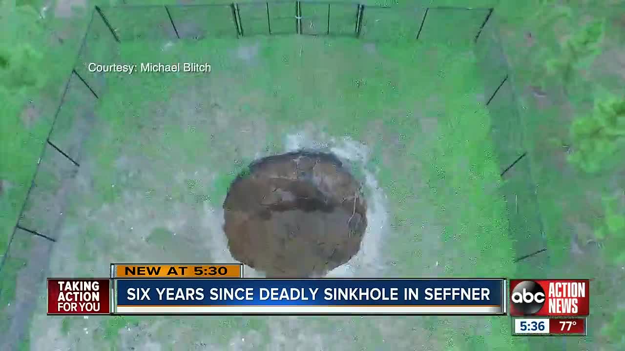 Six years later, neighbors remember Seffner sinkhole that took the life of Jeffrey Bush