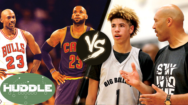 LaVar Ball Says He & Son LaMelo Could BEAT LeBron James & Michael Jordan 2-on-2 -The Huddle