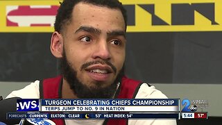 Terps jump to No. 9, Turgeon celebrating Chiefs championship