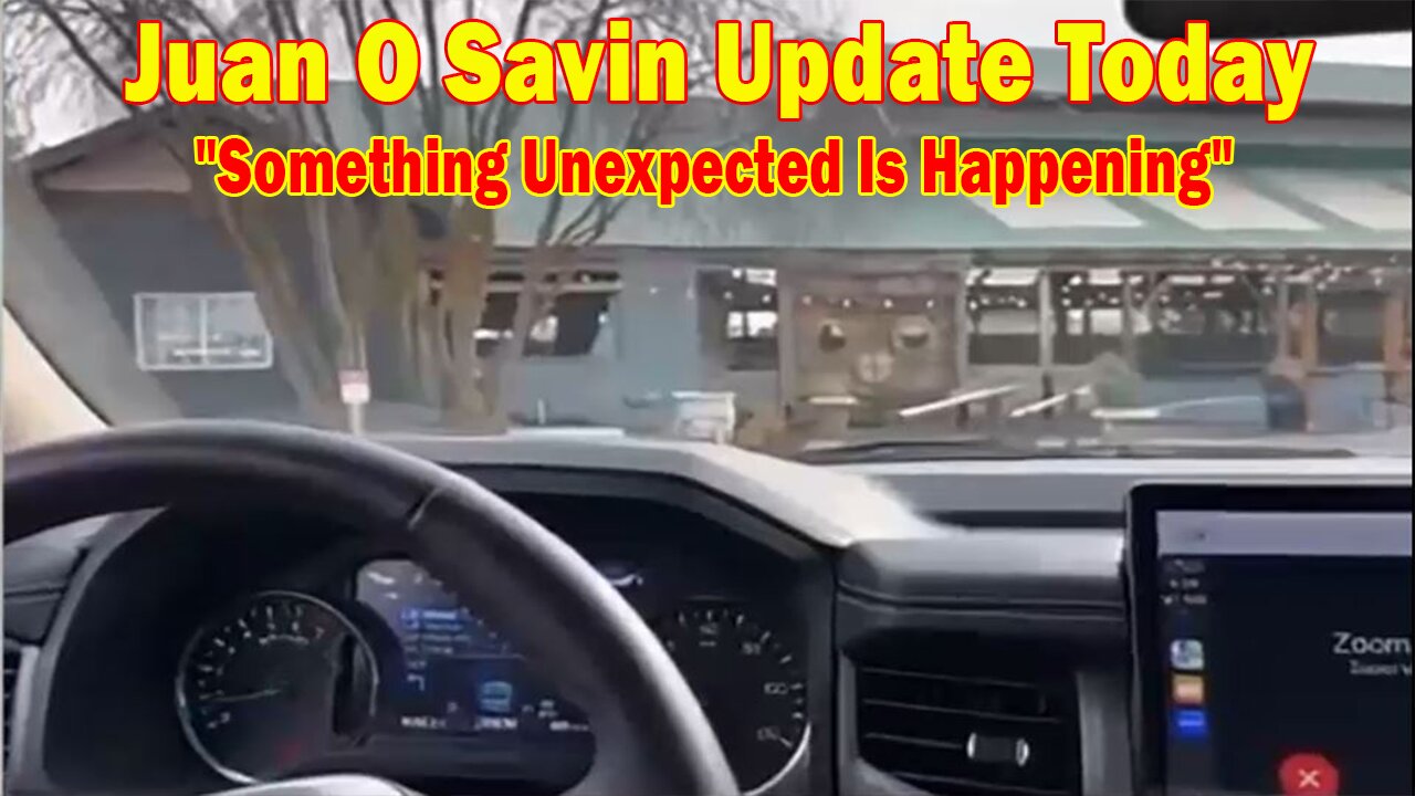 Juan O Savin Update Today Mar 13: "Something Unexpected Is Happening"