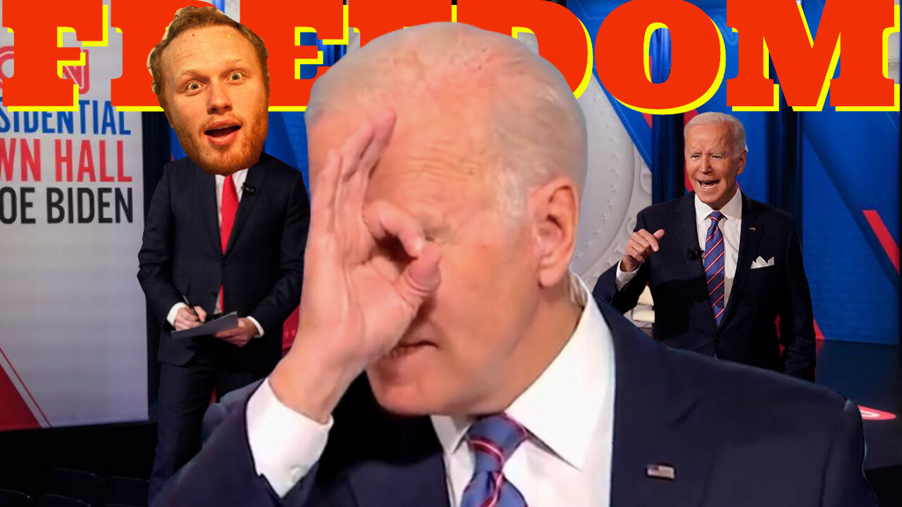 Joe Biden MOCKS Freedom and People Clap | Town Hall CNN | Liberals FAWN Conservatives Angered | You?