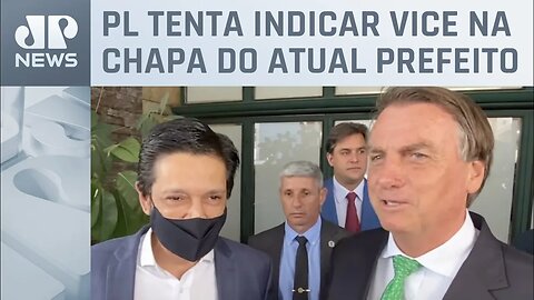 Bolsonaro e Nunes se reúnem a portas fechadas no Palácio dos Bandeirantes em São Paulo