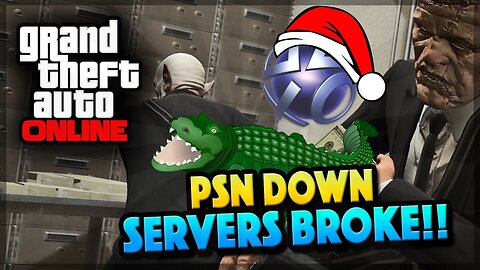 PSN DOWN! - Lizard Squad ATTACK Update! (GTA 5 Gameplay)