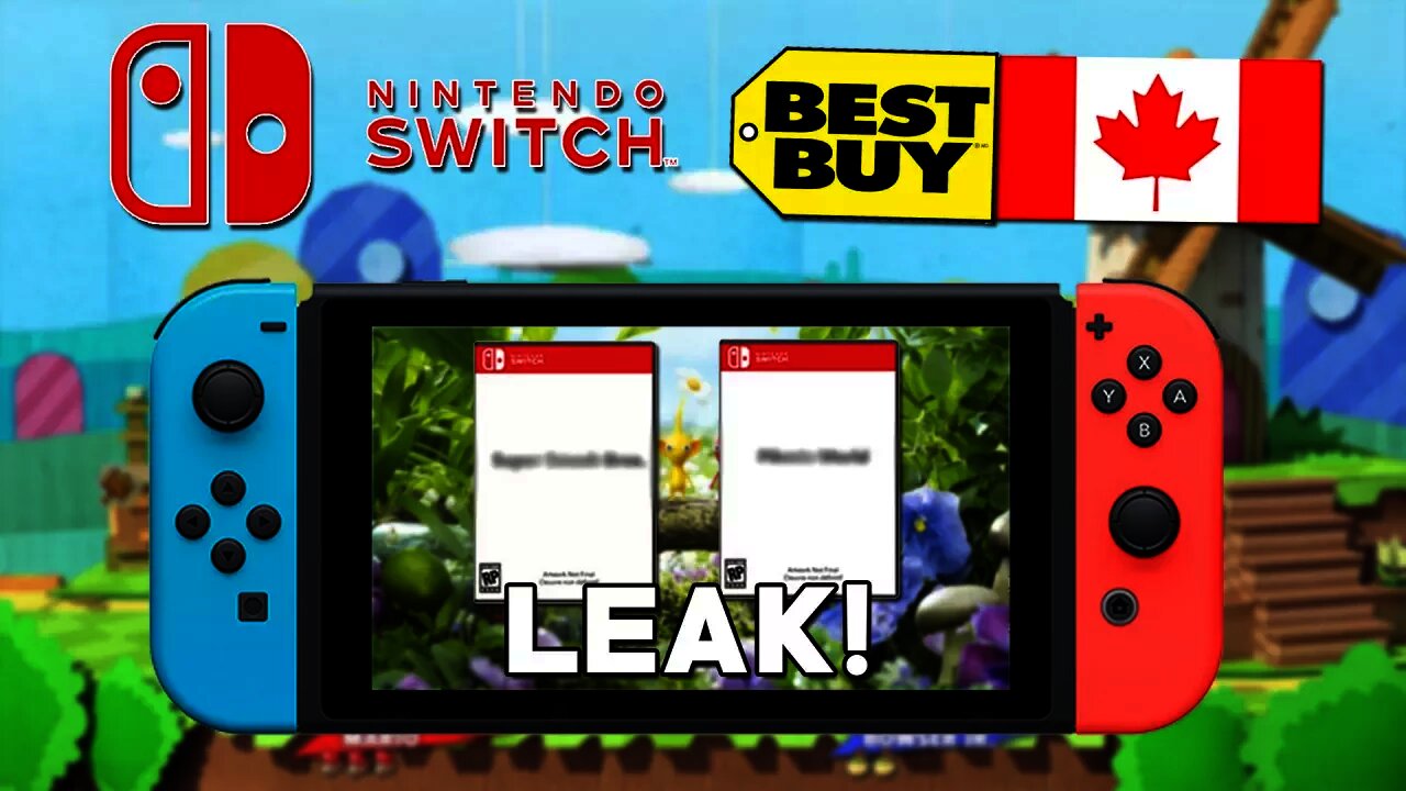 Best Buy Canada Leaks Smash Bros Switch & Pikmin World Switch & MORE!