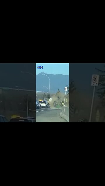 Police pursuit results in overturning of tractor on the highway