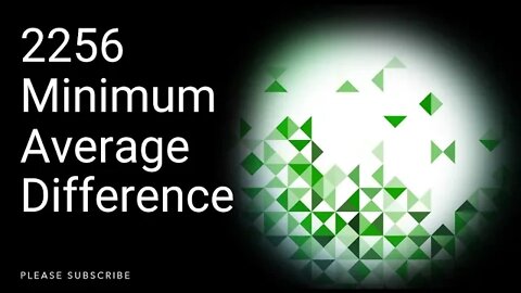 leetcode 2256 Minimum Average Difference