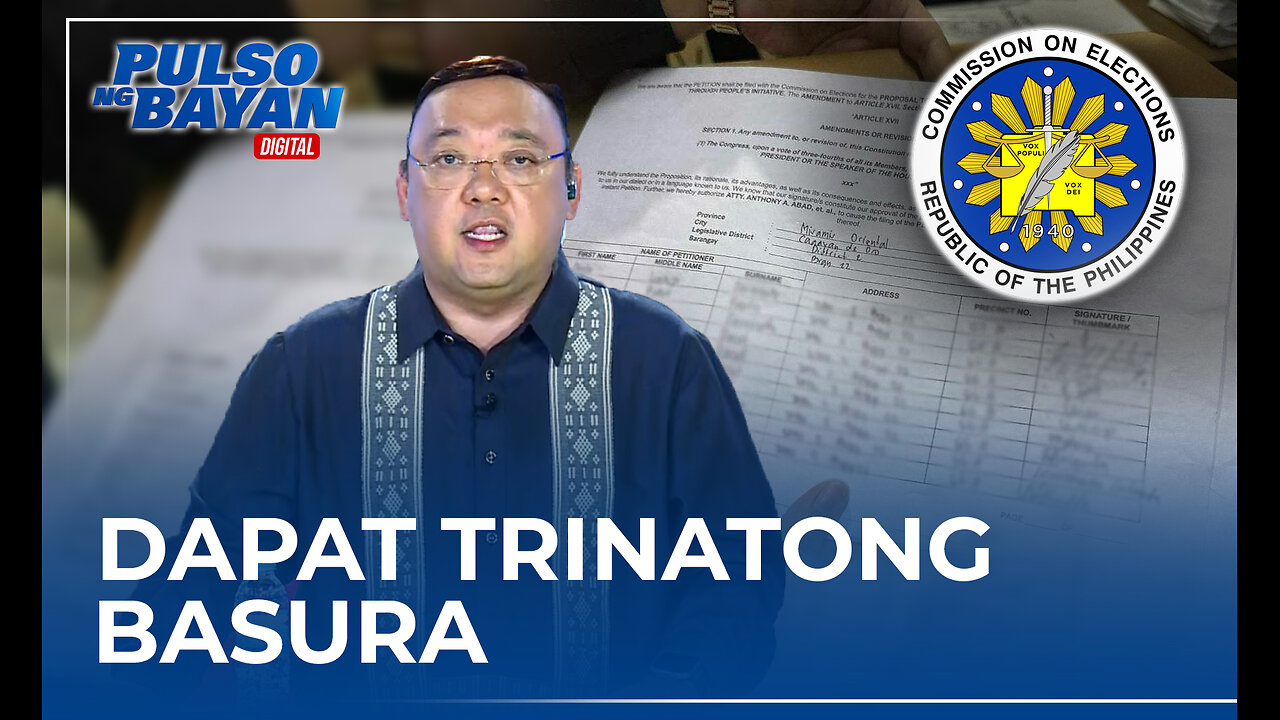 Atty. Roque sa P. I.: Dapat tinatrato lang na basura ang mga lagda na ibinibigay sa kanila