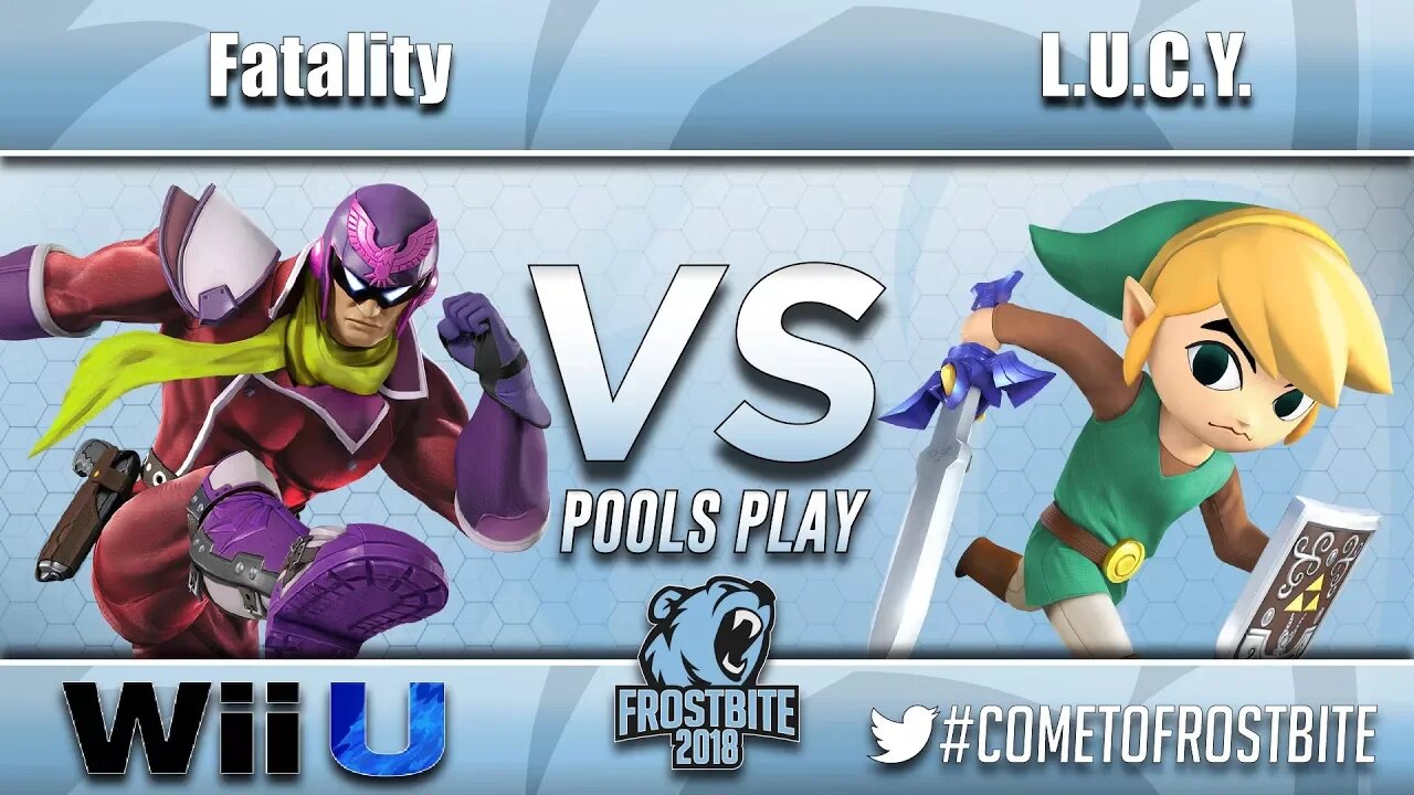 Team YP | Fatality (Captain Falcon) vs. TTN L.U.C.Y (Toon Link) - Wii U Pools Play - Frostbite 2018