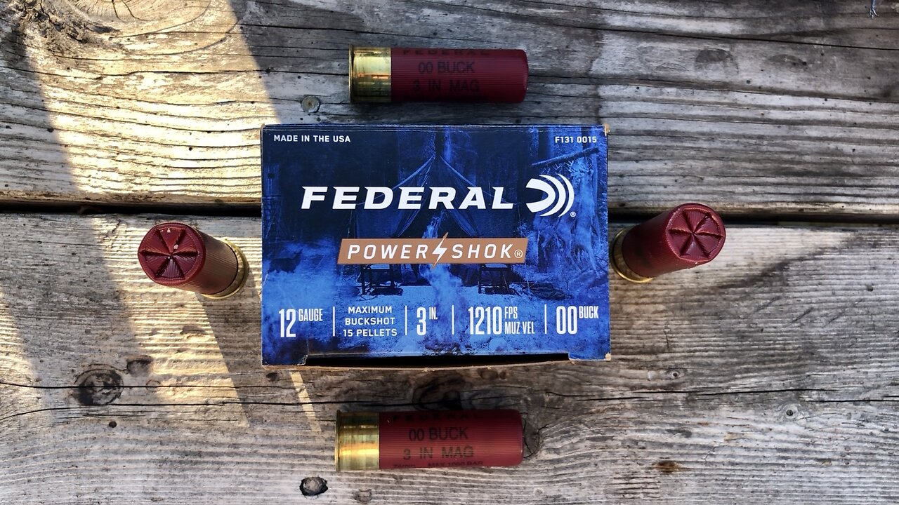 Federal Powershok 3” 15 Pellet 00 Buck - Breakdown