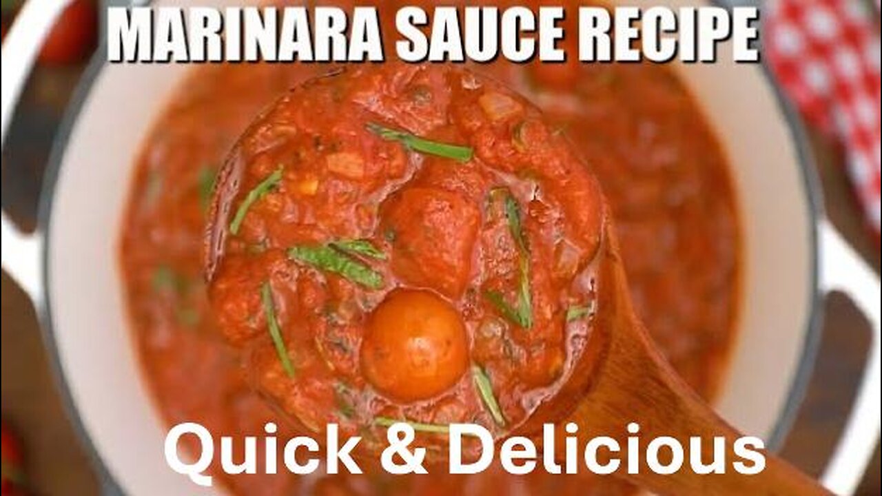 Easy Homemade Marinara Sauce Recipe – Perfect for Pasta & More!