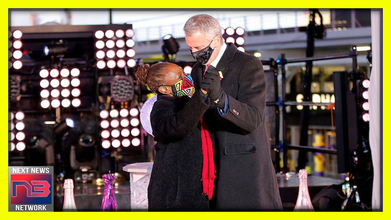 NYC Mayor de Blasio Gets PUMMELED after Live TV Catches Him Doing THIS on New Years