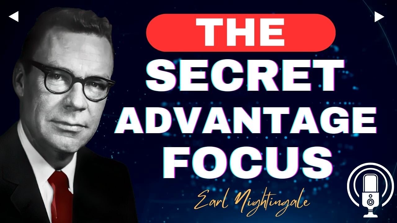 The secret advantage - By Earl Nightingale - Big Subtitles in English, (quality recording)