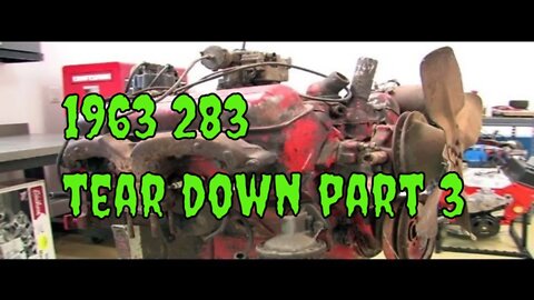 1963 Chevy 283 disassembly part 3 cylinder heads