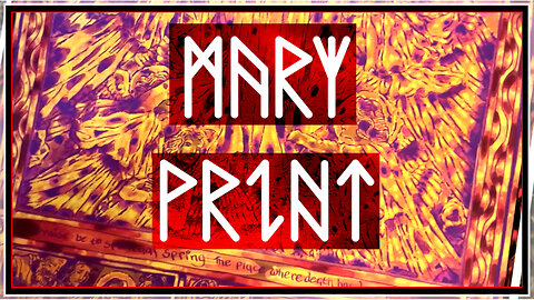 Ascension of Mary Gold print