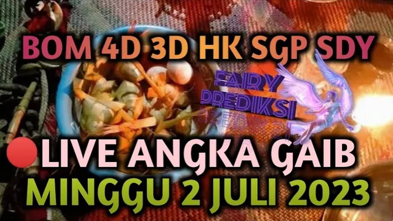 🔴 LIVE ANGKA GAIB MINGGU 2 JULI 2023 ANGKA TUNGGAL HK SDY SGP