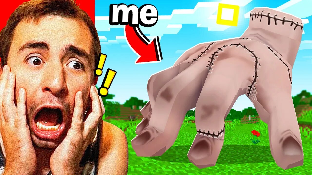 Trolling As THING in Minecraft! (Wednesday)