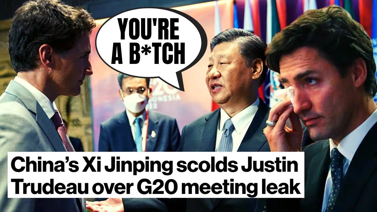 Justin Trudeau EMBARRASSED After Being SCOLDED By Chinese President Xi Jinping | No One Respects Him