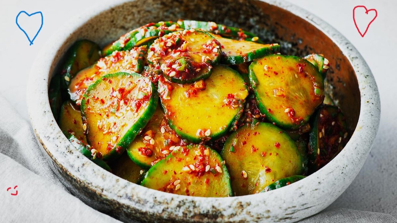 SPICY KOREAN CUCUMBER SALAD (OI MUCHIM) ~Recipe Of The Day