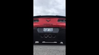 C7 z06 headers with stock mufflers