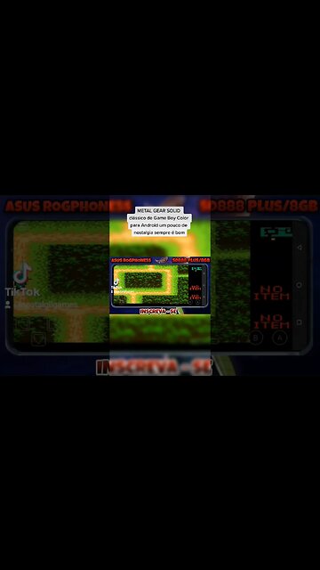 METAL GEAR SOLID esse é raiz das antigas, nostalgia total no Game Boy Color no ANDROID. #gaming