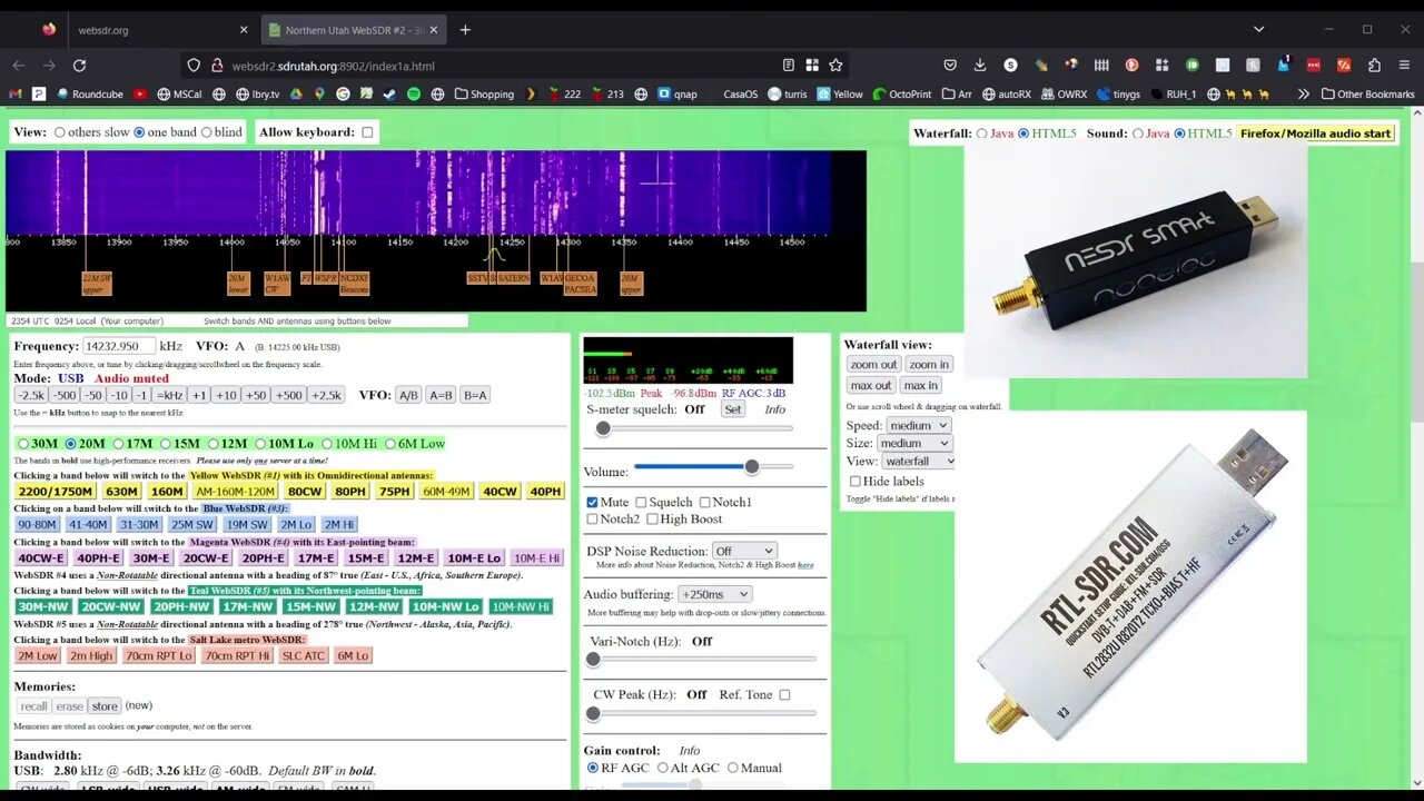 websdr.org شرح طريقة استخدام موقع