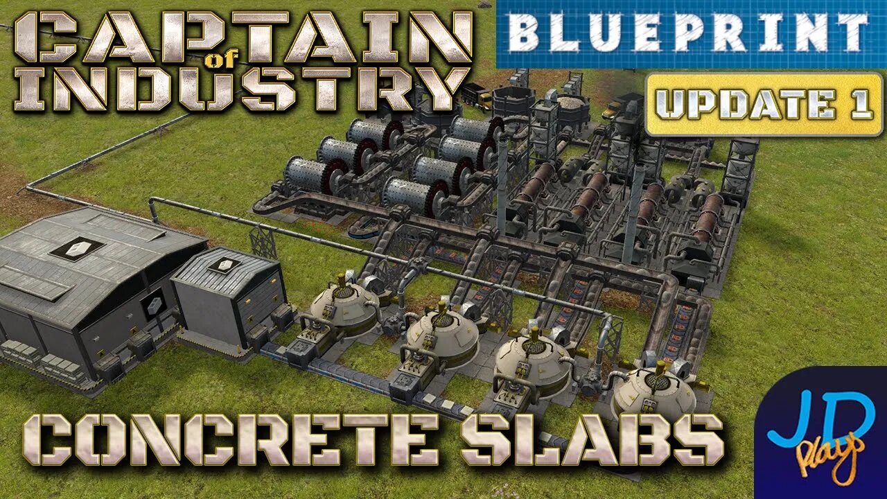 Upgradable Concrete Slabs Blueprint 🚜 Captain of Industry 👷 Walkthrough, Guide & Tips