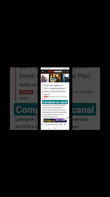 Cyberpunk 2077 no Xbox Game Pass