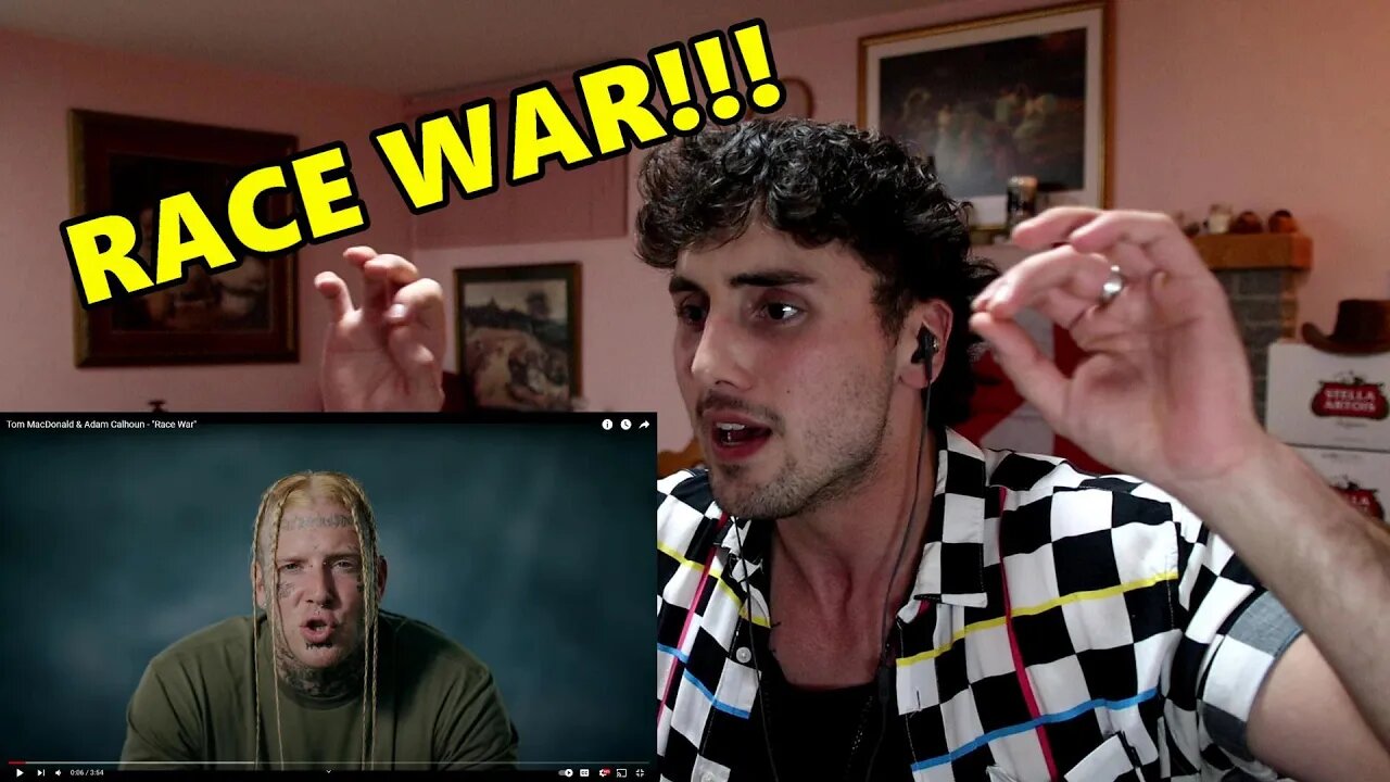 THEY'RE TRYING TO CANCEL HIM!!! - Tom Macdonald & Adam Calhoun "Race War" (REACTION!)