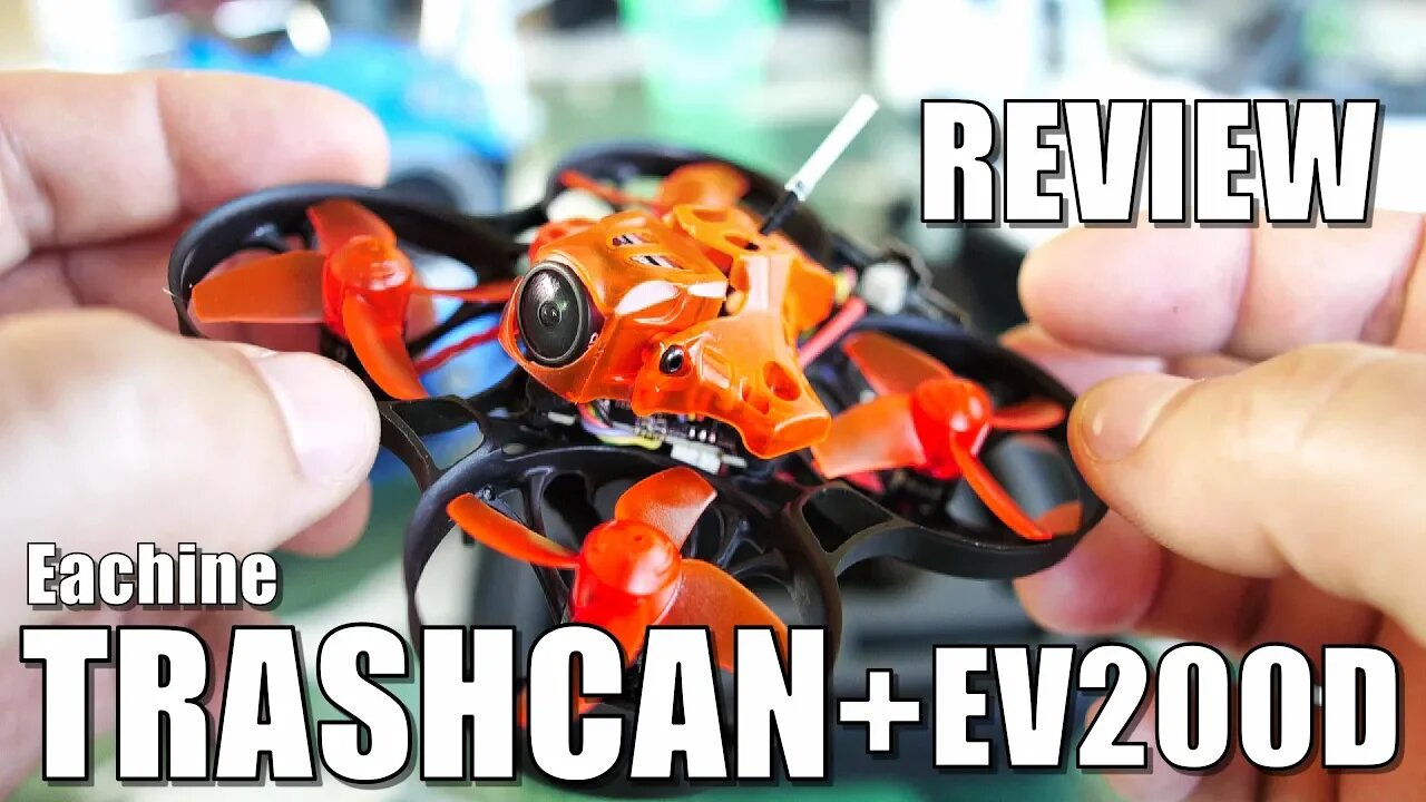 Eachine TRASHCAN 75 Review PLUS EV200D FPV Goggles - Almost a Good Brushless Mini 🤔