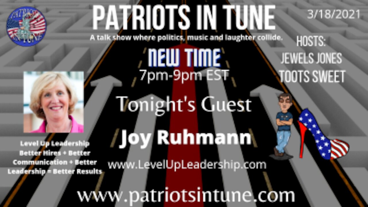 PATRIOTS IN TUNE Show #328: JOY STROUD RUHMANN/conventionofstates.com 3/18/2021